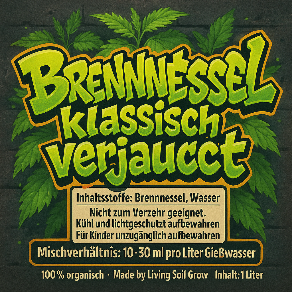 Brennnessel klaasisch verjaucht - für Living Soil