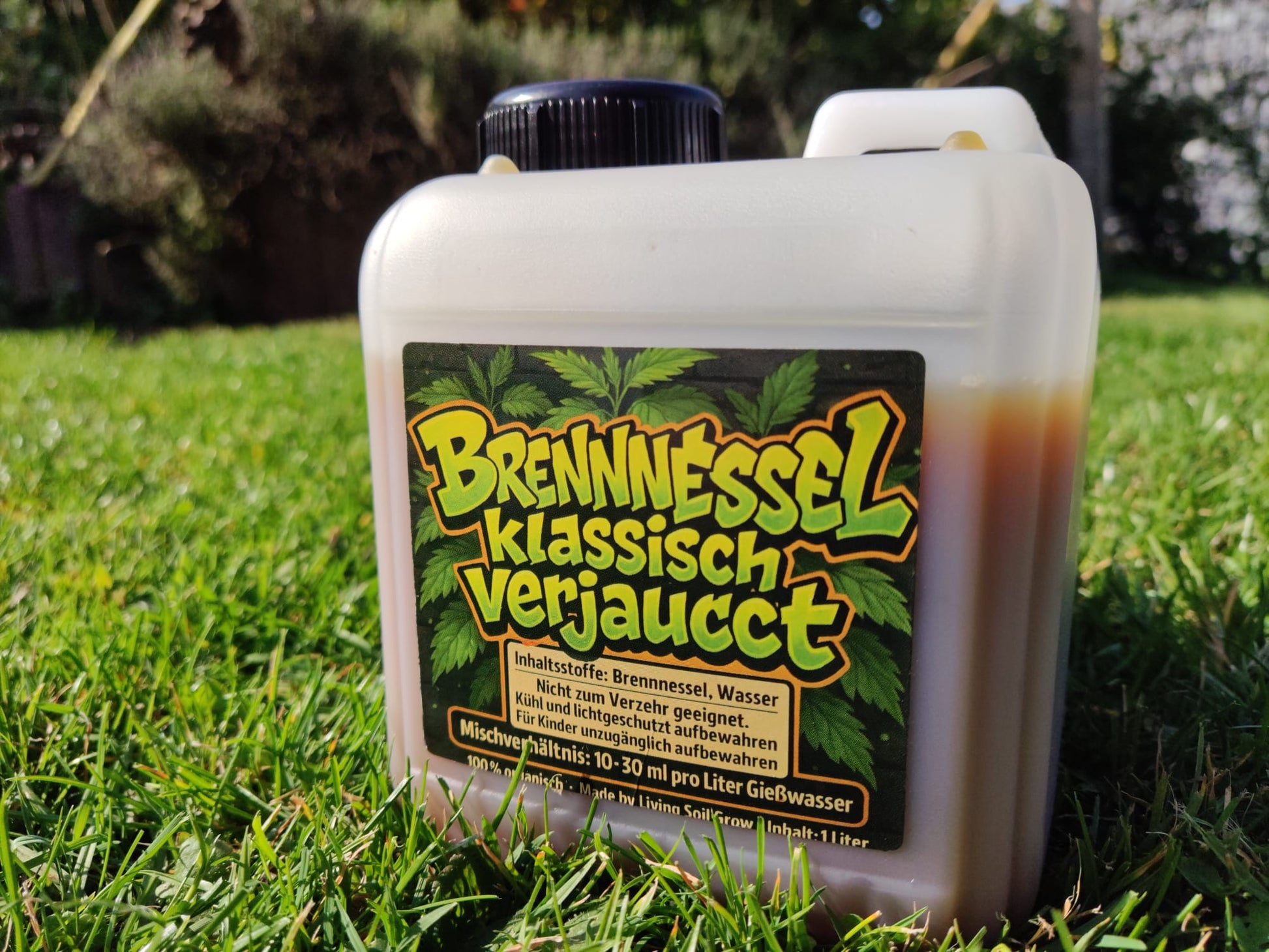 Brennessel - klasssch - verjaucht - für Living Soil